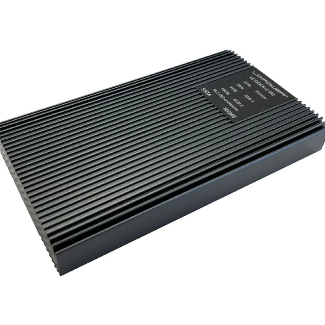 LC-Power LC-DOCK-C-M2 USB3.2 Docking Station NVMe &SATA-M.2 retail