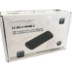 LC-Power USB3.2 LC-M2-C-NVME-2 f. M.2 SSD Laufwerks-Gehäuse