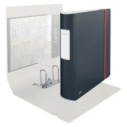LEITZ Active Cosy Ordner samtgrau stabile Pappe 8,2 cm DIN A4