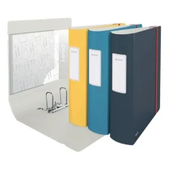 LEITZ Active Cosy Ordner samtgrau stabile Pappe 8,2 cm DIN A4