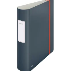 LEITZ Active Cosy Ordner samtgrau stabile Pappe 8,2 cm DIN A4