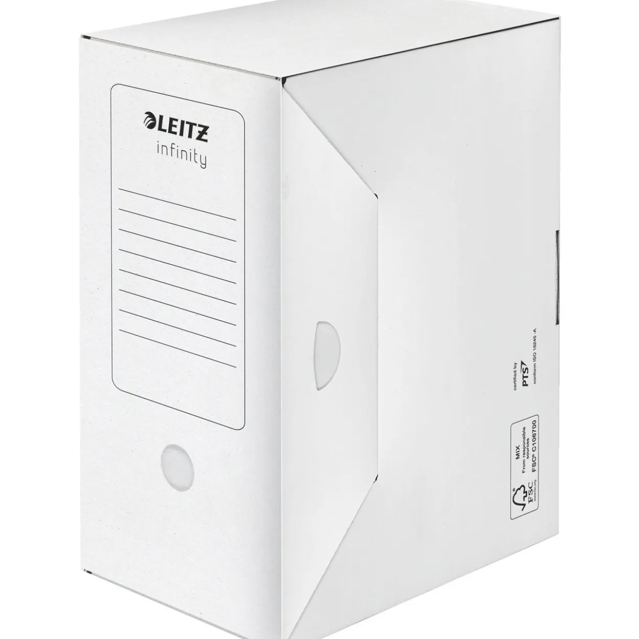 LEITZ 10 Archivboxen Infinity weiß 15,0 x 33,0 x 25,5 cm