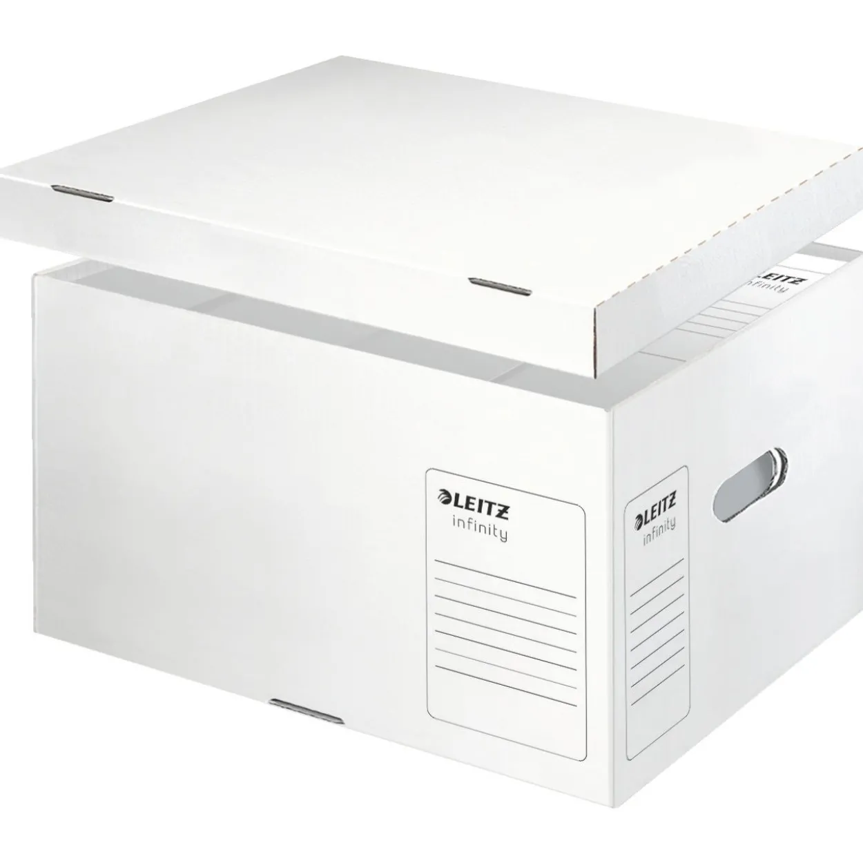 LEITZ 10 Archivcontainer Infinity L weiß 42,0 x 35,0 x 26,5 cm