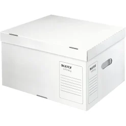 LEITZ 10 Archivcontainer Infinity L weiß 42,0 x 35,0 x 26,5 cm