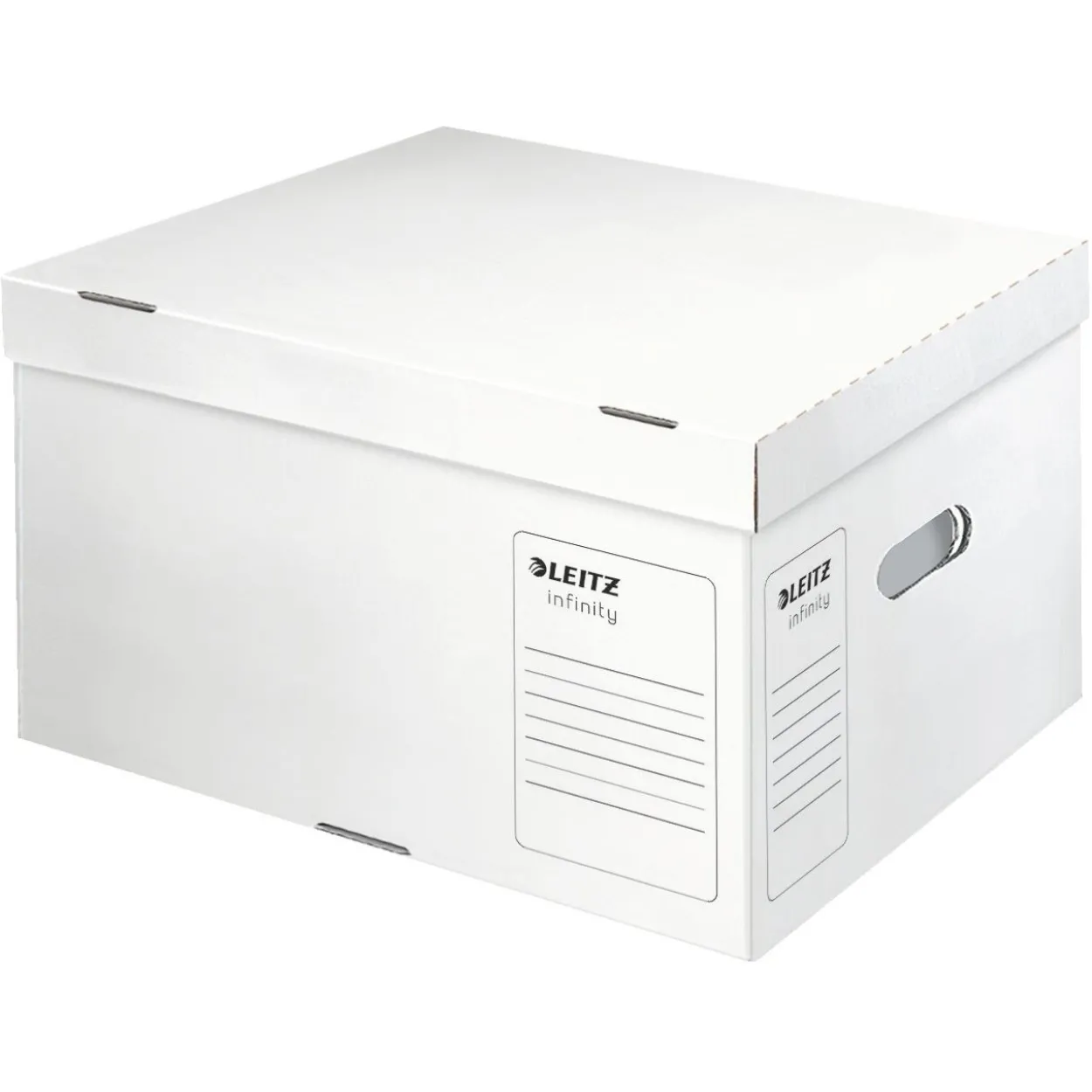 LEITZ 10 Archivcontainer Infinity L weiß 42,0 x 35,0 x 26,5 cm