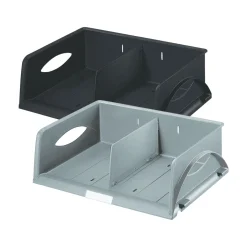 LEITZ Briefablage Sorty A4 quer grau