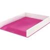 LEITZ Briefablage WOW Duo Colour perlweiß/pink
