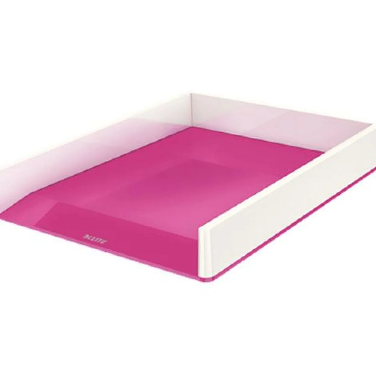 LEITZ Briefablage WOW Duo Colour perlweiß/pink