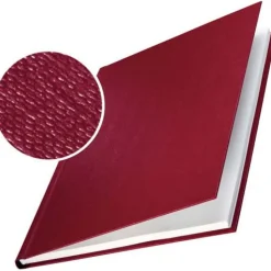 LEITZ Buchbindemappen rot Hardcover für 71 - 105 Blatt DIN A4, 10 St.