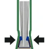 LEITZ Buchbindemappen rot Softcover für 106 - 140 Blatt DIN A4, 10 St.