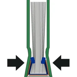 LEITZ Buchbindemappen rot Softcover für 106 - 140 Blatt DIN A4, 10 St.