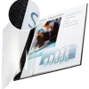 LEITZ Buchbindemappen schwarz Softcover für 15 - 35 Blatt DIN A4, 10 St.