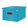 LEITZ Click & Store Cosy Aufbewahrungsbox 18,5 l blau 28,1 x 37,0 x 20,0 cm