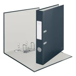 LEITZ Cosy Soft-Touch Ordner samtgrau stabile Pappe 5,2 cm DIN A4