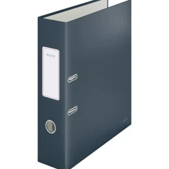 LEITZ Cosy Soft-Touch Ordner samtgrau stabile Pappe 8,0 cm DIN A4