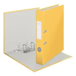LEITZ Cosy Soft-Touch Ordner warmes gelb stabile Pappe 5,2 cm DIN A4