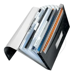 LEITZ Fächermappe WOW 4589 6 Fächer schwarz