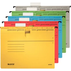 LEITZ 5 Hängehefter ALPHA® 1984 Karton grün 1 x kaufmännische Heftung