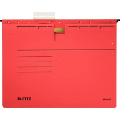 LEITZ 5 Hängehefter ALPHA® 1984 Karton rot 1 x kaufmännische Heftung