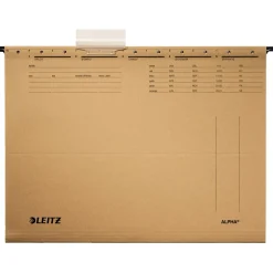 LEITZ 10 Hängemappen ALPHA® 1915 naturbraun