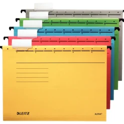 LEITZ 5 Hängemappen ALPHA® 1985 rot