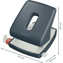 LEITZ Locher Cosy grau