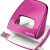 LEITZ Locher Nexxt 5008, im Karton, pink/metallic