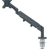 LEITZ Monitor-Halterung Ergo 64890089 dunkelgrau für 1 Monitor, Tischklemme