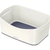 LEITZ MyBox Aufbewahrungsbox 3,0 l perlweiß/grau 24,6 x 16,0 x 9,8 cm