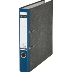 LEITZ 1050 Ordner blau marmoriert Karton 5,2 cm DIN A4