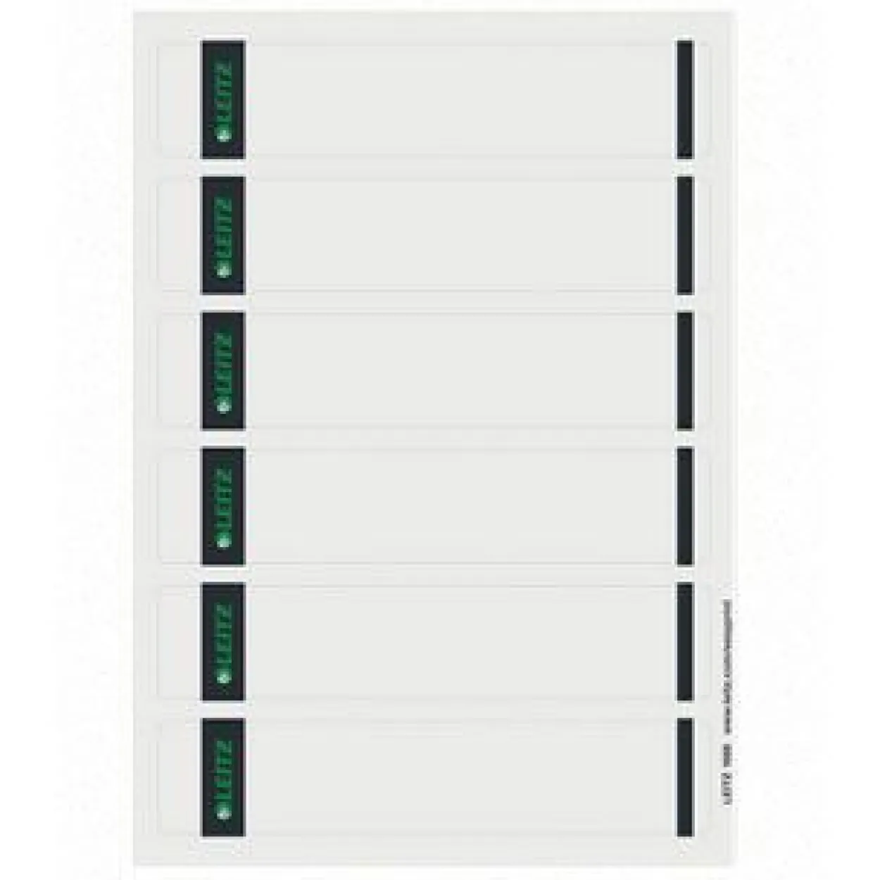 LEITZ 600 Ordneretiketten 1686-00-85 grau