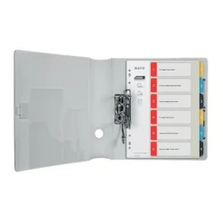 LEITZ Ordnerregister Cosy DIN A4+ Vollformat, Überbreite 1-6 farbig 6-teilig, 1 Satz