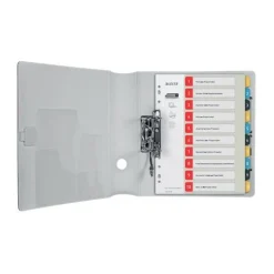 LEITZ Ordnerregister Cosy DIN A4+ Vollformat, Überbreite 1-10 farbig 10-teilig, 1 Satz