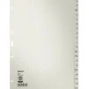 LEITZ Ordnerregister DIN A4+ Vollformat A-Z grau 20-teilig, 1 Satz