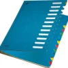 LEITZ Ordnungsmappe 5912 12 Fächer blau