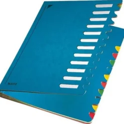 LEITZ Ordnungsmappe 5912 12 Fächer blau