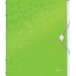LEITZ Ordnungsmappe WOW 4633 6 Fächer grün