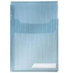 LEITZ 3 Organisationshüllen CombiFile Maxi DIN A4 blau genarbt 0,20 mm