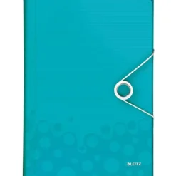 Leitz Projektmappe WOW, A4, PP, 6 Fächer, eisblau