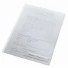 LEITZ 5 Prospekthüllen CombiFile DIN A4 transparent genarbt 0,20 mm