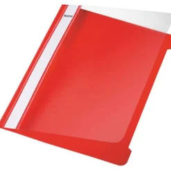 LEITZ Schnellhefter 4197 Kunststoff rot DIN A5