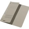LEITZ Ösenhefter 3740 Karton grau DIN A4, halber Deckel, 1 St.