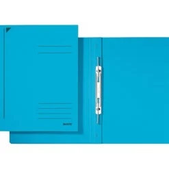 LEITZ Spiralhefter 3040 Karton blau DIN A4