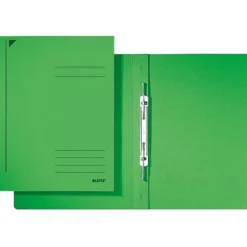 LEITZ Spiralhefter 3040 Karton grün DIN A4