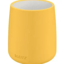 LEITZ Stiftehalter Cosy gelb Keramik 8,7 x 8,7 x 10,8 cm