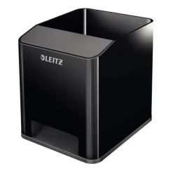 LEITZ Stiftehalter Duo Colour schwarz/grau Polystyrol 2 Fächer 9,0 x 10,1 x 10,0 cm