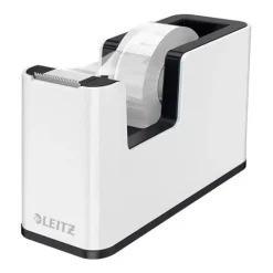LEITZ Tischabroller WOW Duo Colour perlweiß/schwarz