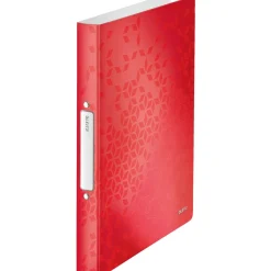 LEITZ WOW Ringbuch 2-Ringe rot 3,2 cm DIN A4