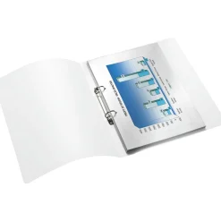 LEITZ WOW Ringbuch 2-Ringe violett-metallic 3,2 cm DIN A4