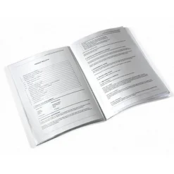 LEITZ WOW Sichtbuch DIN A4, 40 Hüllen violett-metallic